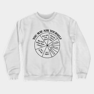 You May Ask Yourself Crewneck Sweatshirt